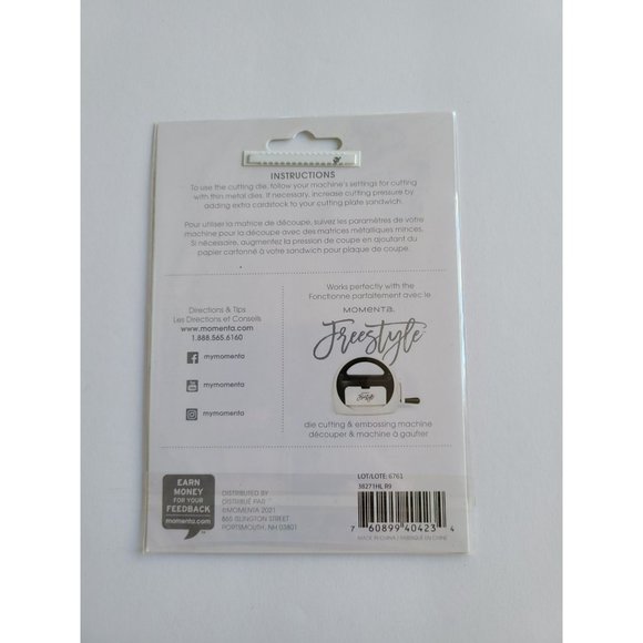 Momenta Cutting Templates BIRDCAGE BIRD FLOWERS 9 Pieces NIP - Picture 3 of 3